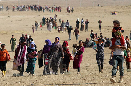 Éxodo masivo de la ciudad siria ocupada por tropas turcas